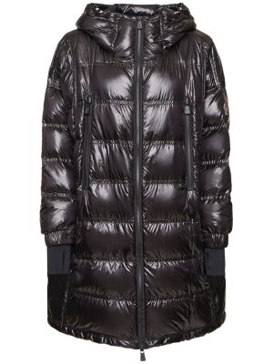 Najlonska pernata jakna Moncler Grenoble crna