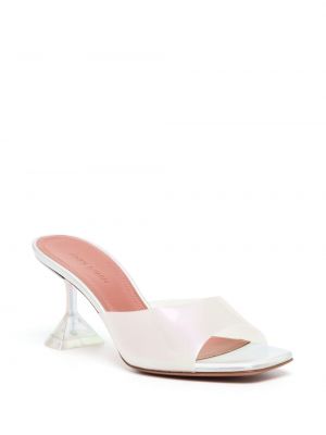 Slip-on sandaalid Amina Muaddi valge