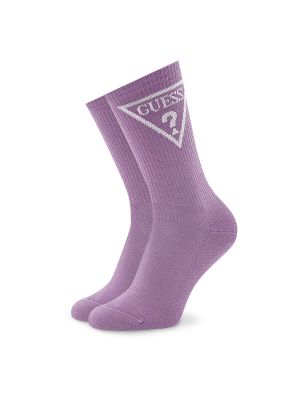 Calcetines de cintura alta Guess violeta