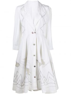 Vestido con bordado bootcut A.n.g.e.l.o. Vintage Cult blanco