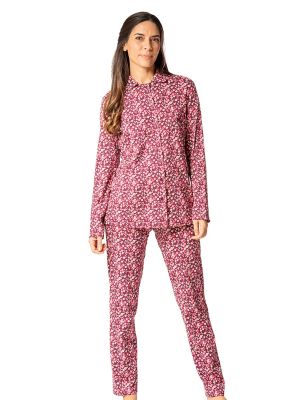 Pijama de flores con estampado Señoretta rosa