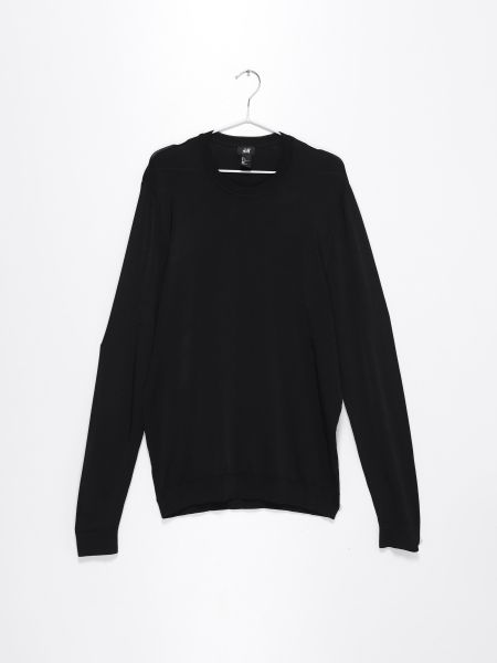 Черный свитер H&m