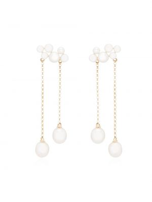 Boucles d'oreilles avec perles à boucle Anissa Kermiche