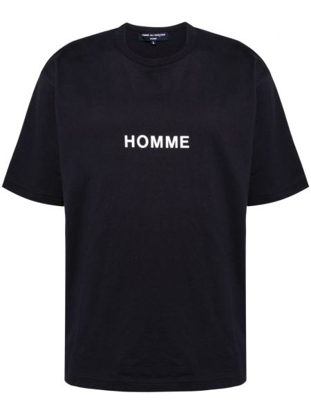 Raštuotas medvilninis marškinėliai Comme Des Garçons Homme