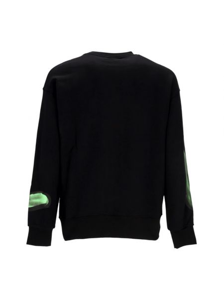 Sweatshirt mit rundhalsausschnitt Disclaimer schwarz