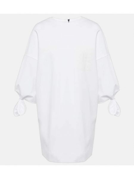 Mini vestido de tela jersey Max Mara blanco