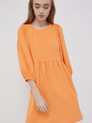 Rozkloszowana sukienka Jdy pomarańczowa