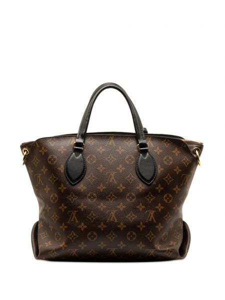 Geblümte shopper handtasche Louis Vuitton Pre-owned schwarz