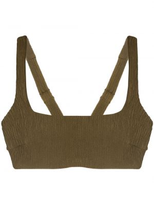 Plissert crop top Form And Fold grønn