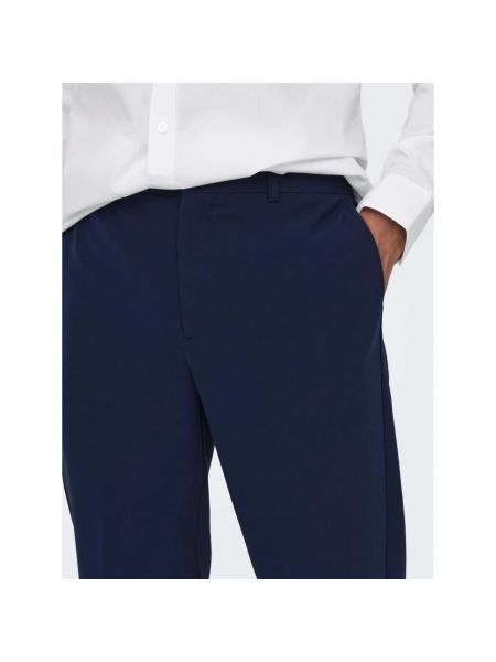 Pantalones chinos slim fit Only & Sons azul