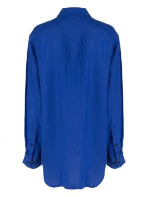 Oversize hemd aus baumwoll Desmond & Dempsey blau