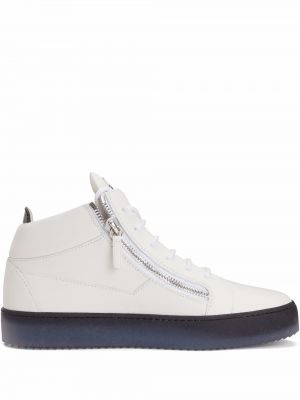 Lær sneakers Giuseppe Zanotti hvit