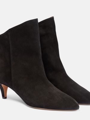 Ankle boots zamszowe Isabel Marant czarne