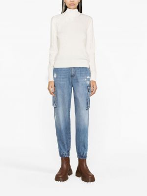 Skinny džíny s oděrkami Ermanno Scervino