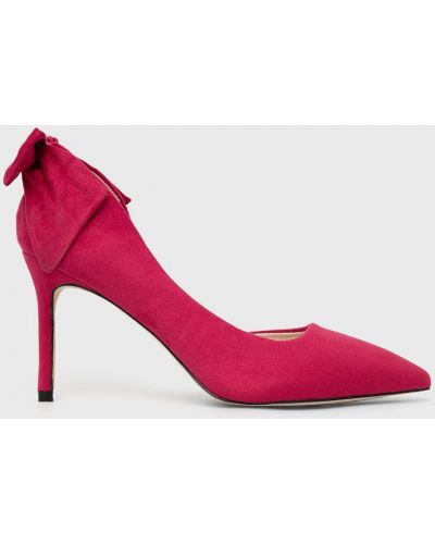 Ниски обувки с висок ток Answear Lab розово
