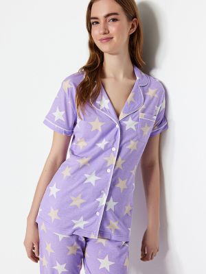 Пижама Trendyol виолетово