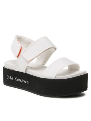 Сандали Calvin Klein Jeans бяло