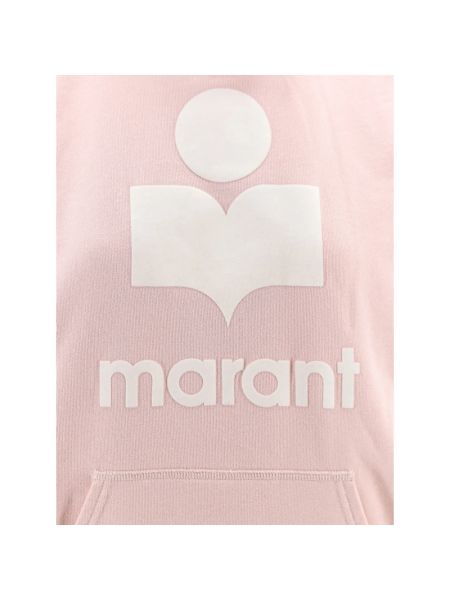 Sudadera con capucha de algodón Isabel Marant étoile rosa