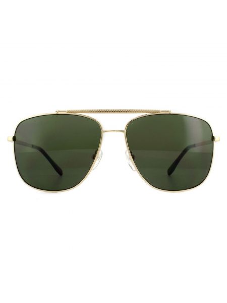 Светло-серые солнцезащитные очки-авиаторы цвета бронзы Lacoste серый
