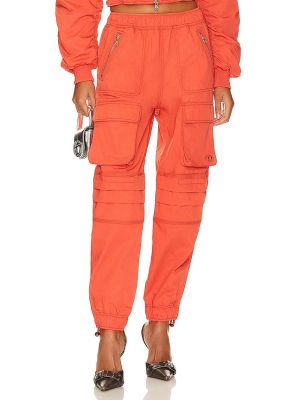 Pantaloni cargo Diesel arancione