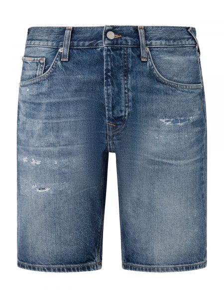 Voľné priliehavé džínsové šortky Pepe Jeans modrá
