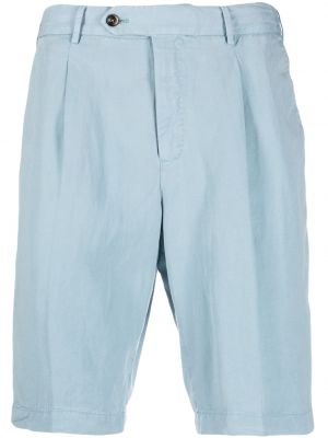 Plisserade chino shorts Pt Torino blå