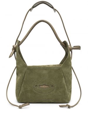 Semišová kabelka Zanellato zelená