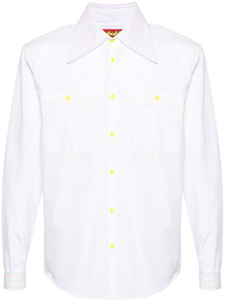 Chemise en coton Agbobly blanc