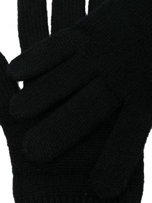 Dzianinowe rękawiczki z kaszmiru Joseph czarne