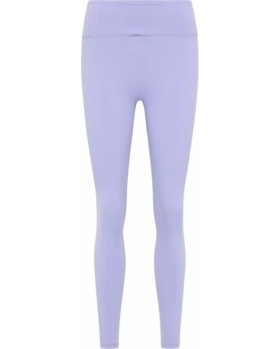 Jednofarebné teplákové nohavice skinny fit z polyesteru Mymo Athlsr