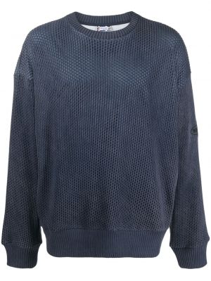 Kokvilnas džemperis Missoni zils
