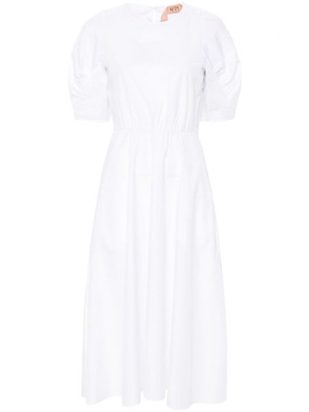 Robe mi-longue Nº21 blanc