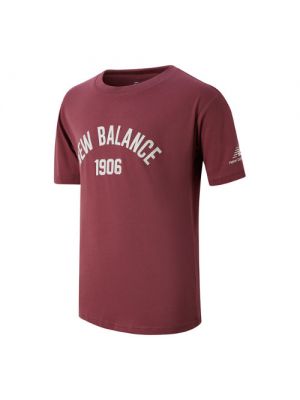 T-shirt en coton New Balance rouge