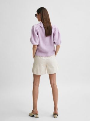 Shorts Selected Femme weiß