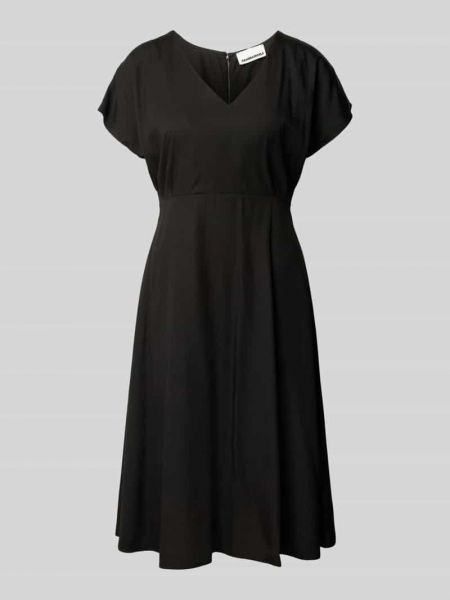 Sukienka midi z wiskozy Armedangels czarna