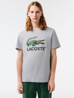 Tričko Lacoste šedé