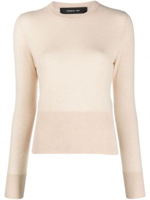 Pullover mit rundem ausschnitt Federica Tosi beige