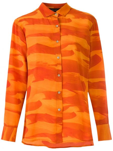 Рубашка Andrea Marques, оранжевая