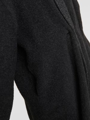 Fleecový vlněný kabát Givenchy