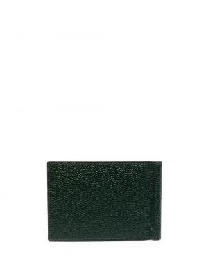 Pruhovaná kožená peněženka Thom Browne
