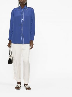 Haftowana koszula z dekoltem w serek bawełniana Polo Ralph Lauren