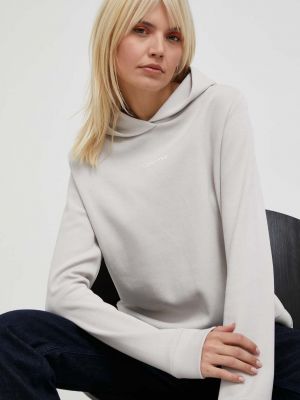 Bluza z kapturem Calvin Klein beżowa