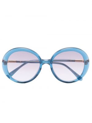 Oversize слънчеви очила Pomellato Eyewear синьо