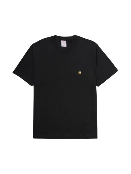T-shirt en coton avec manches courtes Brooks Brothers noir