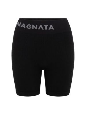 Pantalones cortos de lana Nagnata negro