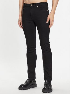 Дънки skinny fit slim Versace Jeans Couture черно