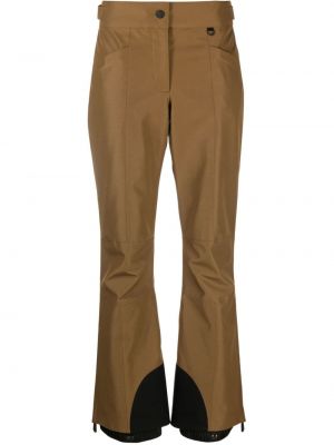 Spodnie Moncler Grenoble brązowe