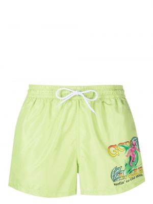 Shorts à imprimé Gcds vert