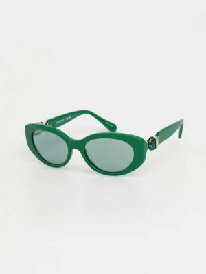Zelené sluneční brýle Swarovski