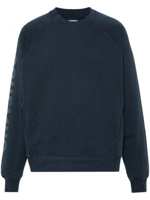 Sweatshirt mit print Jacquemus blau